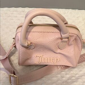 Juicy Couture Blush Pink Embossed Mini Bag